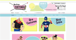 Desktop Screenshot of misskittyscostumes.com.au